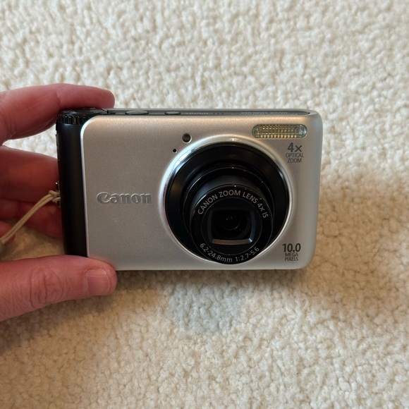 Canon PowerShot A3000 IS Digital Camera 10.0 Megapixels 4x Optical Zoom Silver - Picture 6 of 7